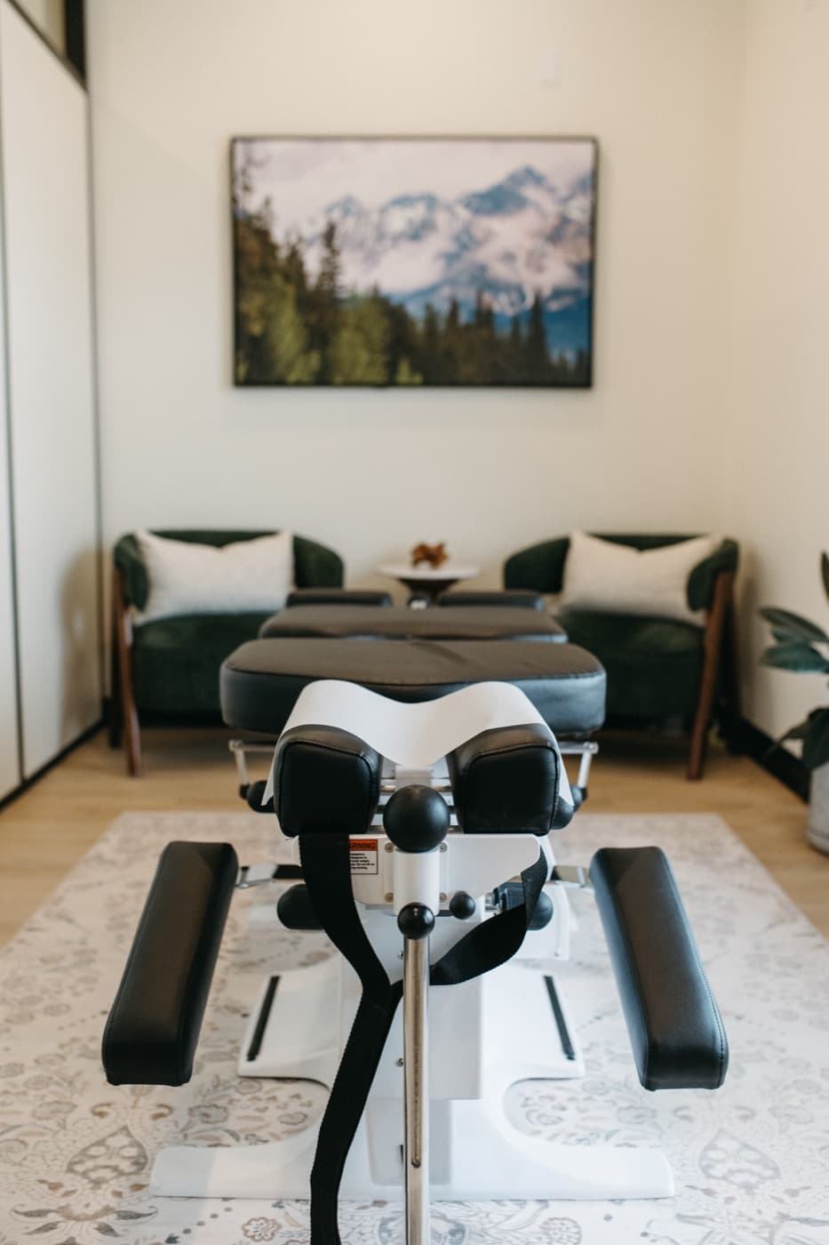 Summit Spine Centre chiropractic equipment, Airdrie