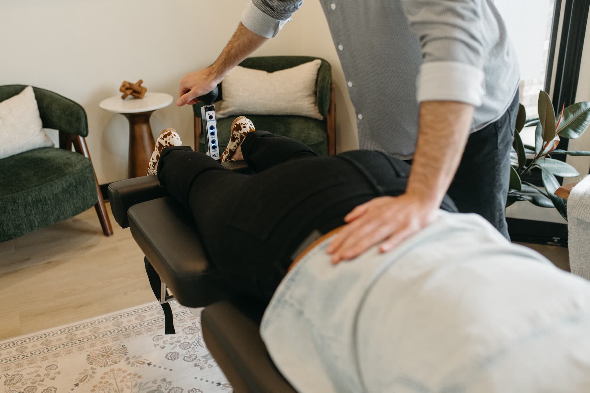 Cox Flexion-Distraction therapy at Summit Spine Centre Airdrie